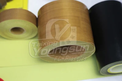 Cinta adhesiva de tela de vidrio de PTFE resistente al calor para el sellado de bolsas Máquina