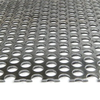 Acero laminado en frío aluminio galvanizado Chapa de metal perforado para altavoz Parrillas