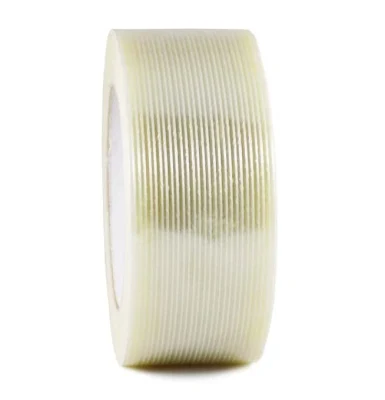 3m 893/897 de fibra de una cara resistente al calor Envío transparente Cinta adhesiva de filamentos de fibra de vidrio reforzada con estrapa