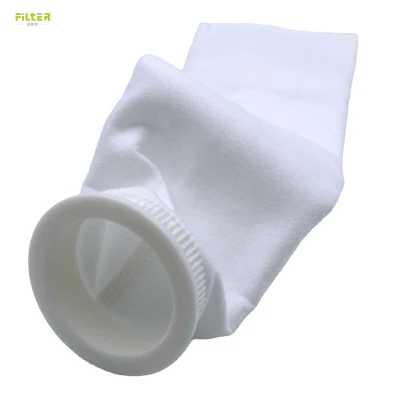 Calcetines de filtro líquido de grado alimentario de PP/PE/nylon/PTFE Micron