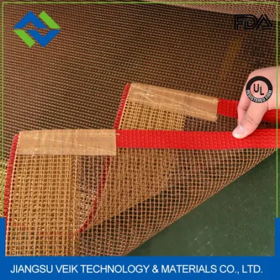 4 x 4 mm Tamaño de malla PTFE Fibra de vidrio malla abierta para morir