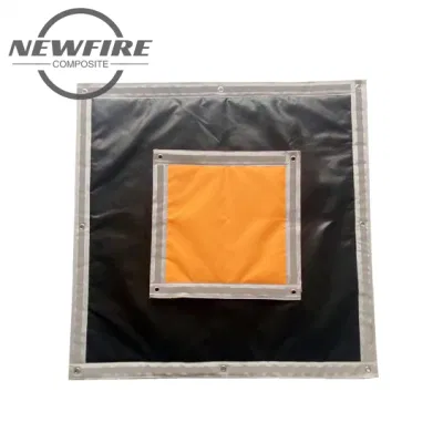 Square exterior Lawn Deck Protector de Patio parrilla resistente a fuego revestido de silicona Patio Camping Barbacoa Chimenea Mat de alta calidad