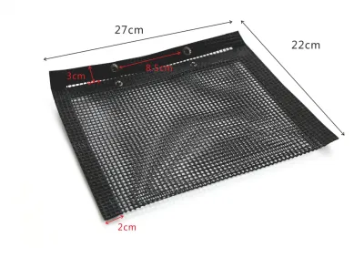 Hoja de malla malla PTFE horno grill camisa bolsa de malla