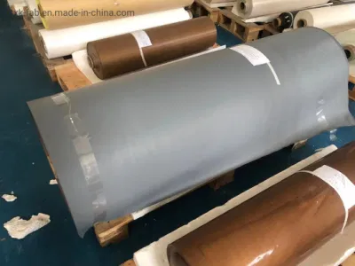 Alta resistencia al calor de un lado el tejido de fibra de vidrio recubiertas de PTFE para soldadura de Manta