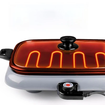 Nueva función eléctrica Multi Grill Cocina de Cocina Non Stick Coating Bandeja de hornear