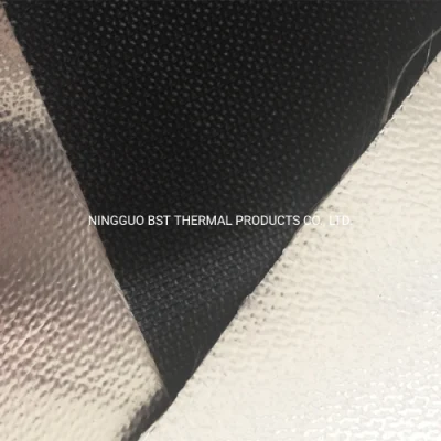Resistente a alta temperatura el calor de PTFE aluminizado reflectante de tela de fibra de vidrio