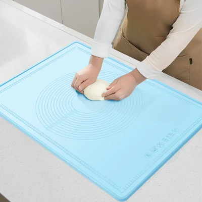 Alfombrillas de silicona para hornear antiadherente resistente al calor reutilizable de gran tamaño Papel de hornear silicona Mat sin BPA Bakeware Mat