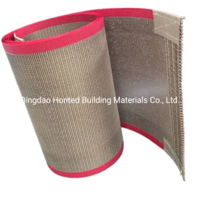 Banda transportadora de PTFE sin costuras de malla de fibra de vidrio para alta temperatura para Máquina para hacer pizza/pan/tortilla