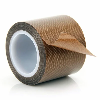 precio de fábrica de vidrio PTFE adhesivo de silicona Cinta de tela de saco de la máquina de sellado