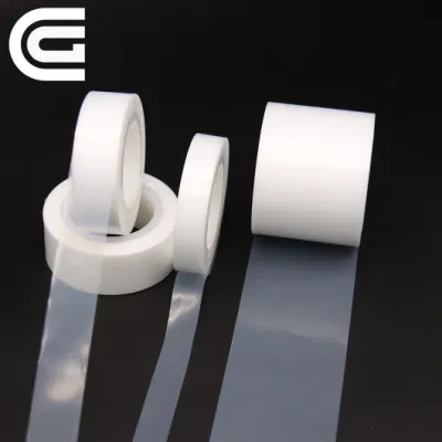 100% virgen blanca de PTFE Skived blanco película de la hoja de película de membrana de PTFE con espesor personalizado