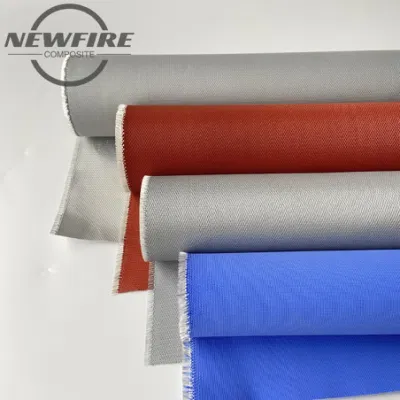 Una buena calidad resistente a altas temperaturas de acrílico ignífugo/Vermiculita/silicona recubiertas de PTFE/PU/tejido de fibra de vidrio de sílice/paños de tejido de alta