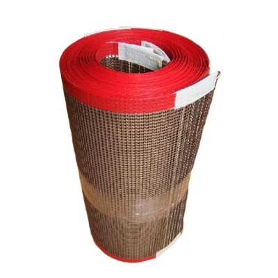 Un buen rendimiento precio competitivo de PTFE de Kevlar de malla abierta de cinta transportadora
