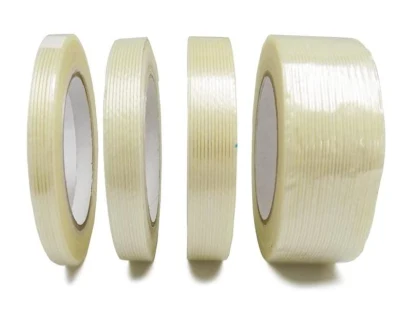 3m 893/897 de fibra de una cara resistente al calor Envío transparente Cinta adhesiva de filamentos de fibra de vidrio reforzada con estrapa
