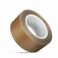 precio de fábrica de vidrio PTFE adhesivo de silicona Cinta de tela de saco de la máquina de sellado