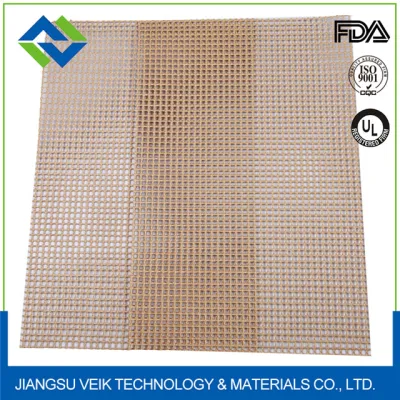 Fibra de vidrio recubiertas de PTFE Hoja de malla abierta Precio 1*1mm