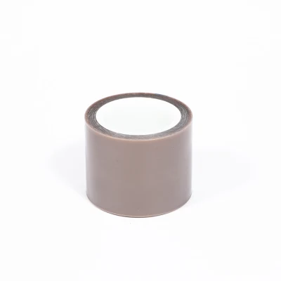 Cinta de sellado adhesiva de película Skived de PTFE puro gris resistente al calor