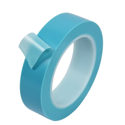 Fabricante de vinilo resistente al calor de alta temperatura de PVC cables cables de ajuste de línea fina azul 1mm cinta de pintor de enmascarar