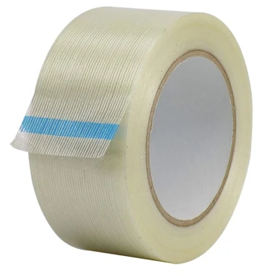 3m 893/897 de fibra de una cara resistente al calor Envío transparente Cinta adhesiva de filamentos de fibra de vidrio reforzada con estrapa