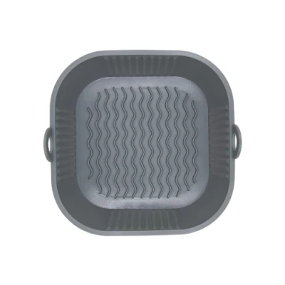 Camisa de aire freidora horno Accesorios bandeja para hornear de Pollo Bote de silicona para hornear Cesta de Pan Grill freidora alfombrilla para rack de aire herramientas