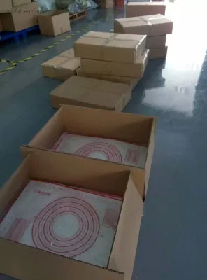 La pastelería de silicona de fibra de vidrio ecológica alfombrilla para el par de pastas