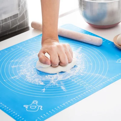 Cocina de laminación de pastelería masa útil de la Almohadilla de silicona reutilizables Mat Tabla