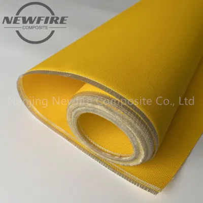 Itinerante de fibra de vidrio tejido revestido de /uno o ambos lados de caucho de silicona/PU/Vermiculita/PTFE/Acrílico Tejido de fibra de vidrio recubierto de fibra de vidrio ignífugo