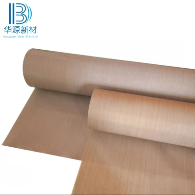 Huayuan recubiertas de PTFE resistente a altas temperaturas de cocción Fiebrglass Mat