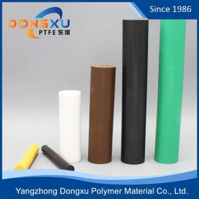 PTFE no adherente/F4 barra de color negro, varilla de PTFE rellena de grafito