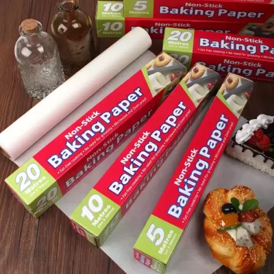 Papel de Envoltura de alimentos Cocina papel de hornear de silicona impermeable graseproof