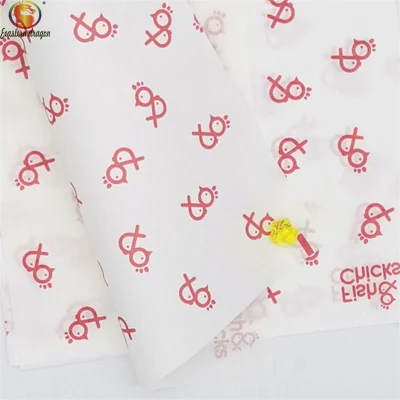 40 gramos resistente a la grasa de silicona de grado alimentario personalizado hoja de papel para hornear pan/grill/línea/cocinar/barbacoa