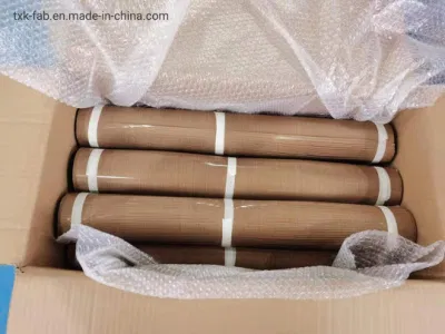 Resistencia al calor de la malla de fibra de vidrio recubiertas de PTFE Tela Tela de diferente grosor