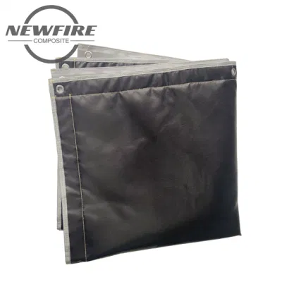Square exterior Lawn Deck Protector de Patio parrilla resistente a fuego revestido de silicona Patio Camping Barbacoa Chimenea Mat de alta calidad