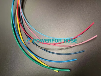 2mm de PTFE TUBO TUBO CAPILAR DE PLÁSTICO AMARILLO AZUL Rojo Color negro.