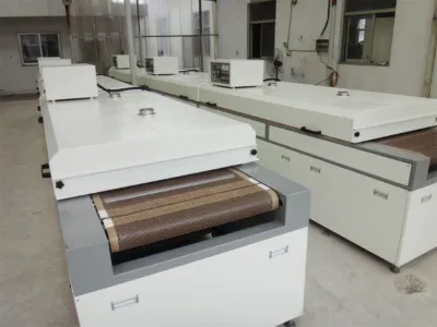 Personalizar la fibra de vidrio recubierto de PTFE resistente al calor de la cinta transportadora de malla abierta para secador máquina