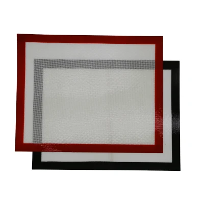 Tamaño grande personalizado 400*600mm no adherente calor cocido de silicona Estera