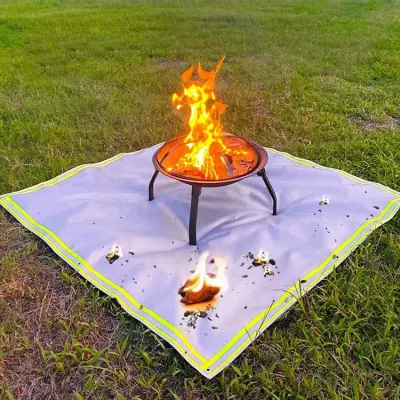 Fibra de vidrio de alta calidad a bajo precio manta ignífuga Prevención de incendios, alfombra de la selección de Amazonas Non-Stick barbacoa Barbacoa Mat buena malla de fibra de vidrio.