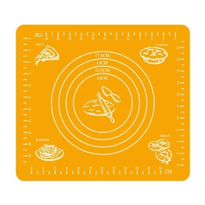 No contiene BPA Stick Soft barbacoa horno Pastelería de rodadura para amasar la masa de hoja de hornear la alfombrilla de cocción de silicona para cocinar