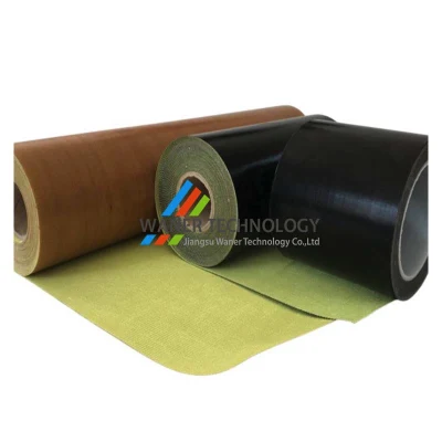 Cinta adhesiva de sellado de tela de fibra de vidrio recubierta de PTFE de alta resistencia