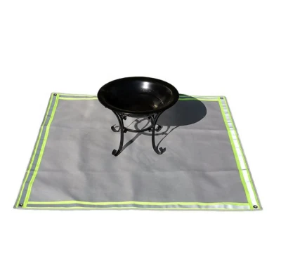 Fibra de vidrio de alta calidad a bajo precio manta ignífuga Prevención de incendios, alfombra de la selección de Amazonas Non-Stick barbacoa Barbacoa Mat buena malla de fibra de vidrio.