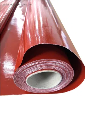 Fibra de vidrio recubierto de silicona resistente al calor con un paño de tela color diferente