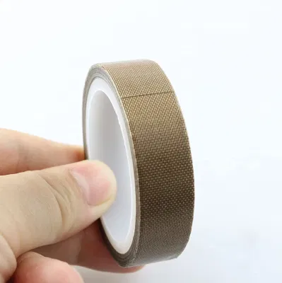Temperature-Resistant Tejido de vidrio recubiertas de PTFE puro de cinta adhesiva de la película