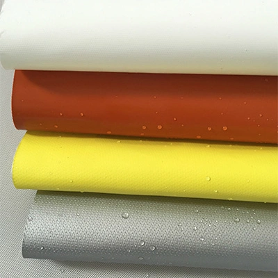 Venta directa de fábrica china de la soldadura de caucho de silicona ignífuga de fibra de vidrio recubierto de tela