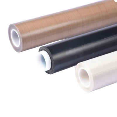 Suministro de 100-2000fabricante de tejido de PTFE GSM con excelentes propiedades aislantes de calor de la cinta transportadora de camisa de sellado...