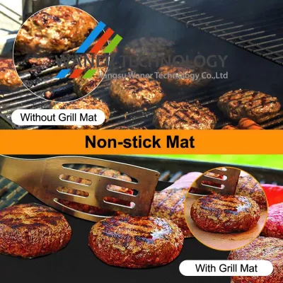  Fibra de vidrio recubiertas de PTFE Barbacoa alfombrillas camisas horneado