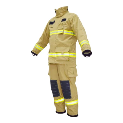 Amarillo internacional la extinción de incendios satisfacer el 100% Nomex trajes de bombero Bombero Bombero Seguridad ropa ropa