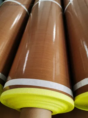 Temperatura alta de fibra de vidrio PTFE Cinta de tela adhesiva para sellar la industria