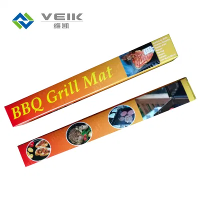 Food Grade Stick no tejido de tela de fibra de vidrio PTFE para barbacoa hornear con LFGB