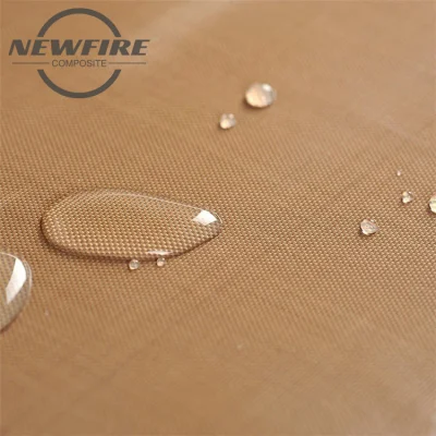 Fabricante tela tejida recubierta de PTFE de alta calidad resistente a ácidos, resistente a álcalis, resistente a altas temperaturas y tejido de PTFE no pegajoso