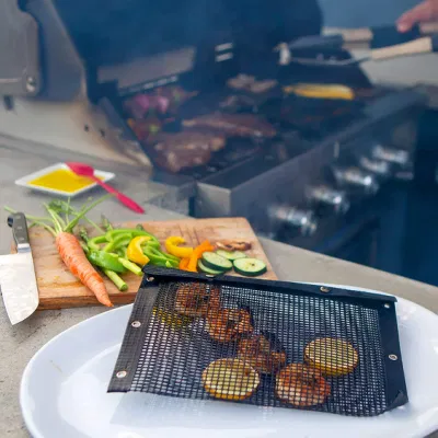 Alimentos saludables calidad Barbacoa bolsa de malla