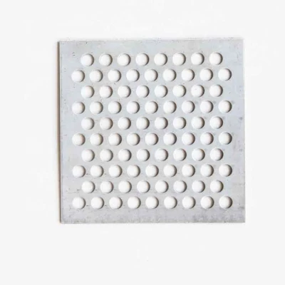 Acero laminado en frío aluminio galvanizado Chapa de metal perforado para altavoz Parrillas